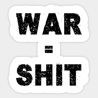 Anti war parole Sticker